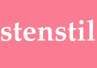 Synonym stenstil
