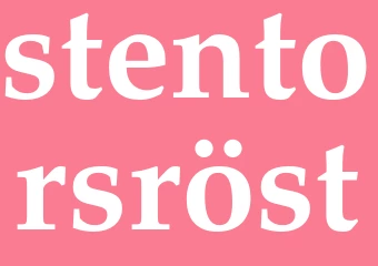 Synonym stentorsröst