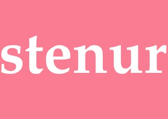 Synonym stenur