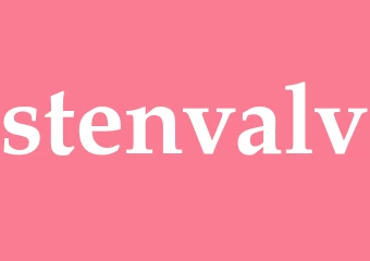 Synonym stenvalv