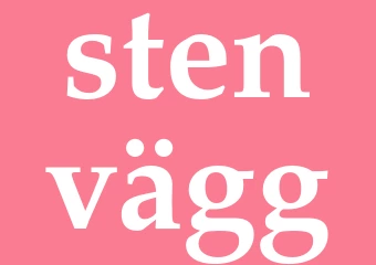 Synonym stenvägg