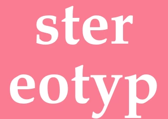 Synonym stereotyp