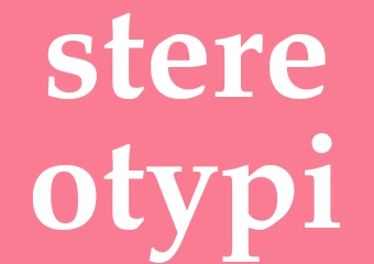 Synonym stereotypi