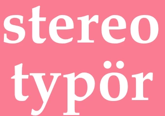Synonym stereotypör