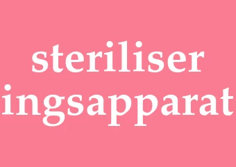 Synonym steriliseringsapparat