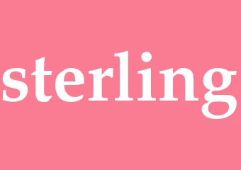Synonym sterling