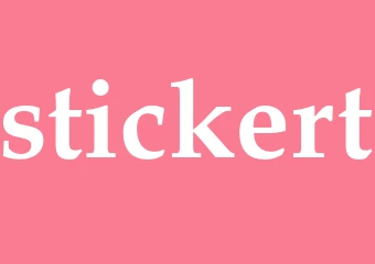Synonym stickert
