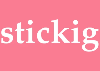 Synonym stickig