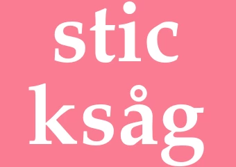 Synonym sticksåg