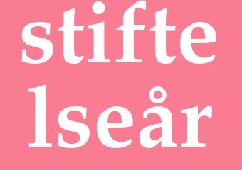 Synonym stiftelseår