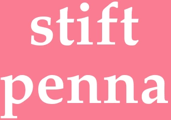 Synonym stiftpenna