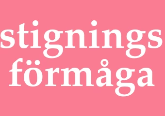 Synonym stigningsförmåga