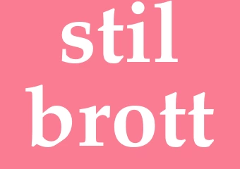 Synonym stilbrott