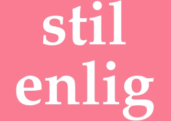 Synonym stilenlig