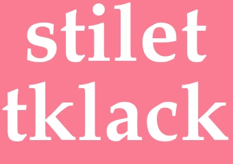 Synonym stilettklack