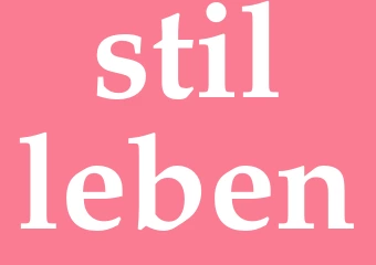 Synonym stilleben