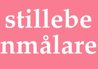 Synonym stillebenmålare