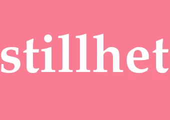 Synonym stillhet