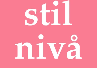Synonym stilnivå
