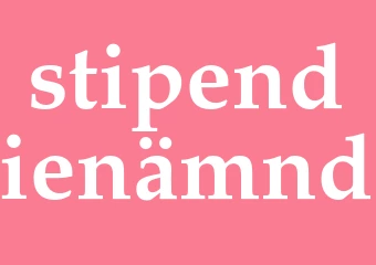 Synonym stipendienämnd