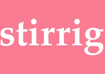Synonym stirrig
