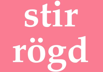 Synonym stirrögd