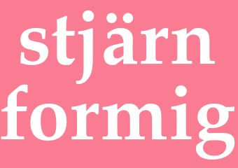 Synonym stjärnformig