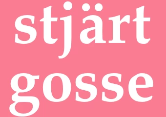 Synonym stjärtgosse