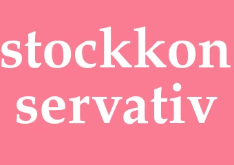 Synonym stockkonservativ