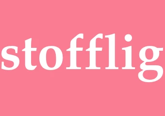 Synonym stofflig