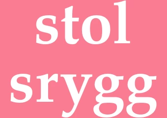 Synonym stolsrygg