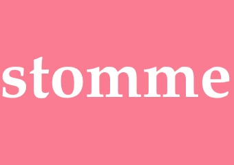 Synonym stomme