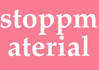 Synonym stoppmaterial