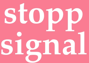 Synonym stoppsignal
