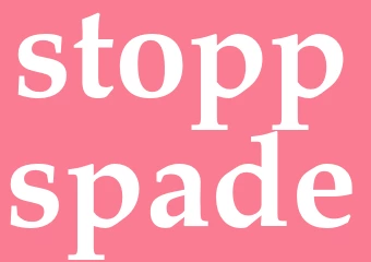 Synonym stoppspade