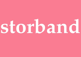 Synonym storband