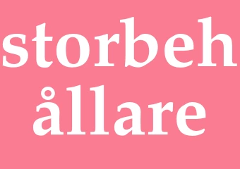 Synonym storbehållare
