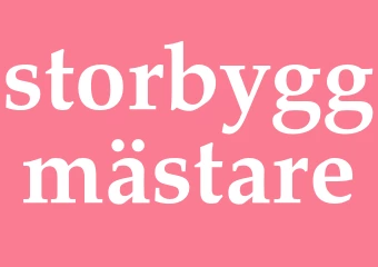 Synonym storbyggmästare