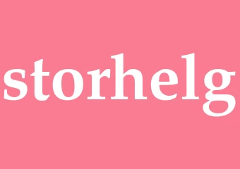 Synonym storhelg