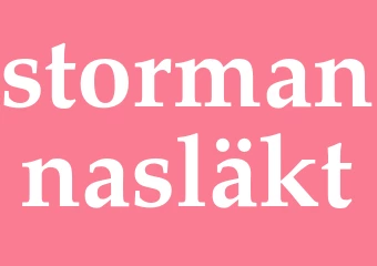 Synonym stormannasläkt
