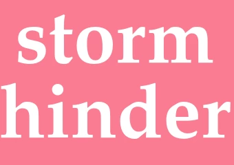 Synonym stormhinder