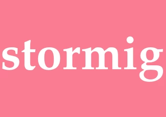 Synonym stormig