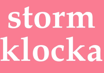 Synonym stormklocka