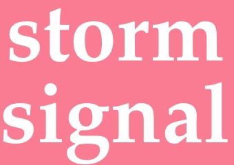 Synonym stormsignal