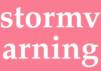 Synonym stormvarning