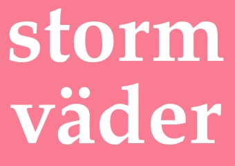 Synonym stormväder
