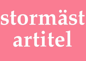 Synonym stormästartitel
