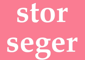 Synonym storseger