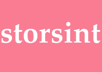 Synonym storsint