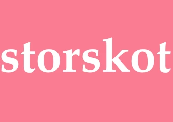 Synonym storskot